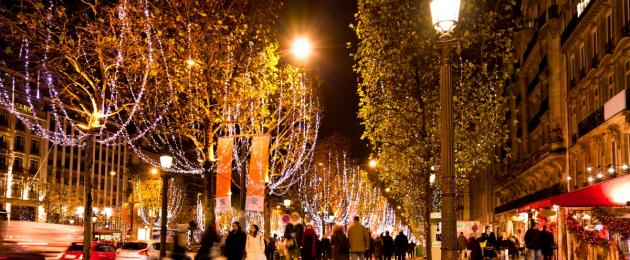 Отдых на новый год в париже, где отметить, цены и расходы. Новый год в Париже — программа, развлечения, цены Необычные места для встречи Нового Года в Париже