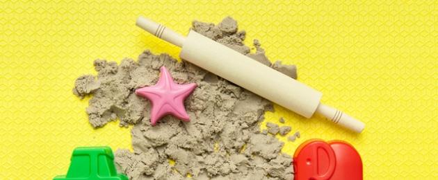 Кинетический песок: особенности и характеристики