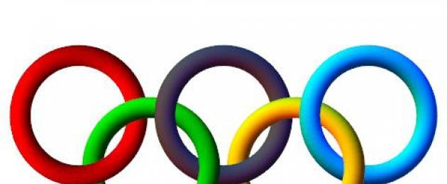Обозначает 5 олимпийских колец. Что означает символ олимпийских игр — олимпийские кольца