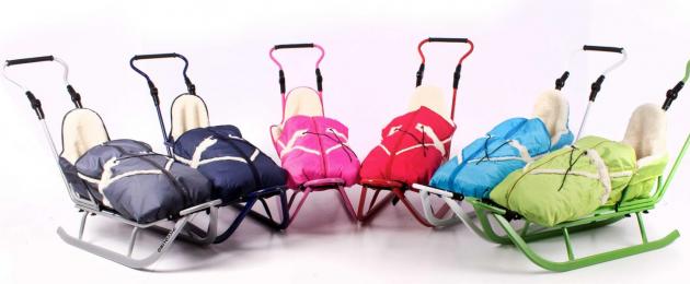 Санки коляска для новорожденных от 3 месяцев. Как выбрать санки-коляску для новорожденных: лучшие модели для детей разных возрастов