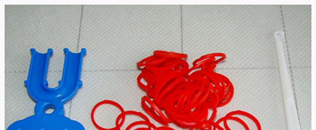 Jak uplést srdce z gumiček na praku.  Tkaní krásných srdcí z gumiček pomocí různých technik