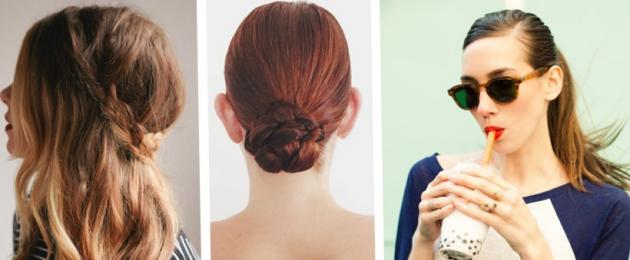Kā katru dienu izveidot sev matus.  Ikdienas frizūras: vienkāršas, bet skaistas iespējas (14 fotoattēlu idejas)