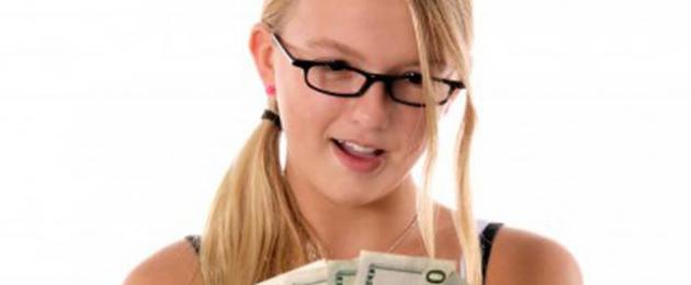 Kā nopelnīt naudu pusaugu meitenei.  Kur pusaudzis īsti var nopelnīt?