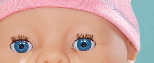 Funkce interaktivní panenky Baby Born