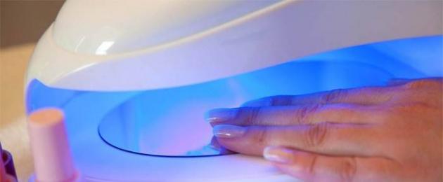 Lampa na sušenie nechtov doma.  Ako si vybrať UV lampu pre domáce použitie Kľúčové výhody LED