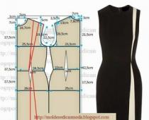 Dizains iesācējiem: kā izveidot apvalku kleitu Raksta pamats, konstrukcija ir vienkārša