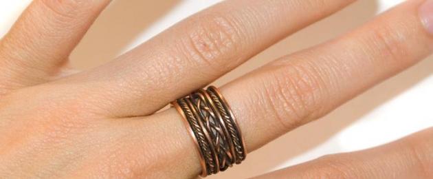 Ako sa vyrábajú strieborné prstene.  DIY prsteň - tipy, ako vyrobiť štýlový šperk z rôznych materiálov Vyrobte si strieborný prsteň vlastnými rukami