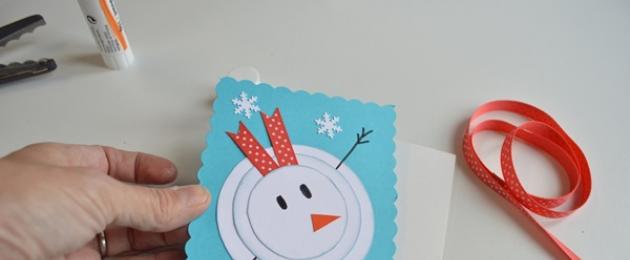 DIY kresba novoročenky pre deti.  DIY novoročné pohľadnice - originálny znak pozornosti a darček od srdca (51 fotografií)