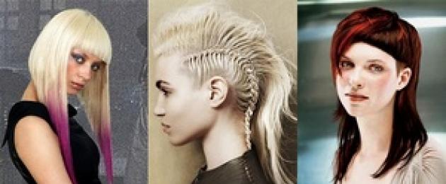Prerje kreative për femra për flokë të gjatë dhe të shkurtër.  Prerje kreative për flokë të gjatë Prerje kreative për flokë të mesëm