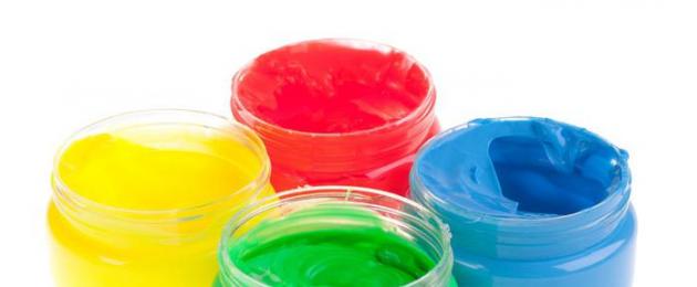 Katere so najboljše prstne barve za otroke?  Kako slikati s prstnimi barvami?